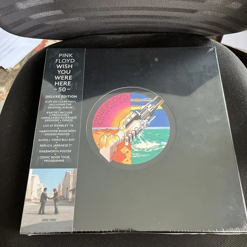 Pink Floyd Wish You Were Here 50 Anniversary Deluxe Edition 4 Vinyl LP Boxed Set