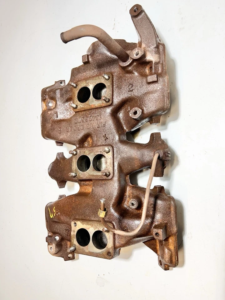 Colector de admisión Tri-Power 57 58 GM Pontiac 347ci Foto 2 de 4