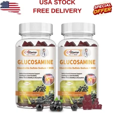 Glucosamine Chondroitin MSM Gummies Elderberry for Extra Strength Joint Movement