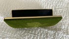 Vintage Green Velvet Eyeglasses Hinged Case Retro — photo 3