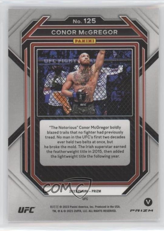 2023 Panini Prizm UFC - Variation Conor McGregor #125 Under
