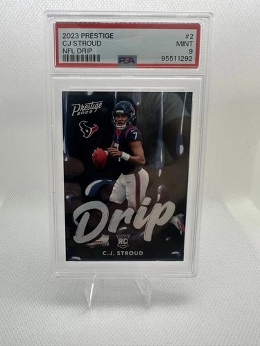 2023 Panini Prestige - Nfl Drip C.J. Stroud #2 (RC) PSA 9 Low Pop