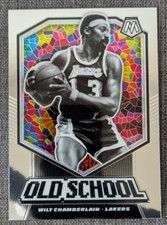 Wilt Chamberlain Old School | 2019-20 Panini Mosaic #18