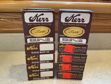 Vintage Kerr Canning Jar Lids Regular Mouth 12 Boxes 144 Lids New Old Stock