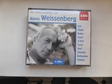 4 CD Les introuvables Alexis Weissenberg Liszt Chopin Brahms Ravel Prokofiev +++