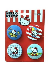 JUEGO DE PINES HELLO KITTY SANRIO (4) ¡¡NUEVO!!  Paraguas de coche de teléfono plano brillante esmaltado