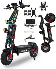 8000W Electric Scooter for Adults 60V/40AH 14" Folding E-scooter Up to 62 Miles