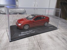 2001-2007 Mercedes C Class Sport Coupe C230 1/43 Minichamps Dealer Promo Rare