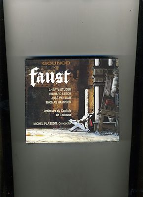 FAUST, GOUNOD, 3 CD SET. MICHAEL PLASSON-STUDER 1991. MHS. NEW UNOPENED IN WRAP