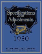 1930 Buick Shop Manual