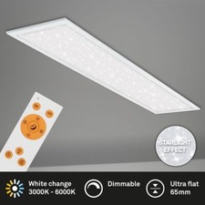 CCT LED Panel BRILONER LEUCHTEN PALLAS, 36 W, 3800 lm, IP20, weiß, Kunststoff-Me