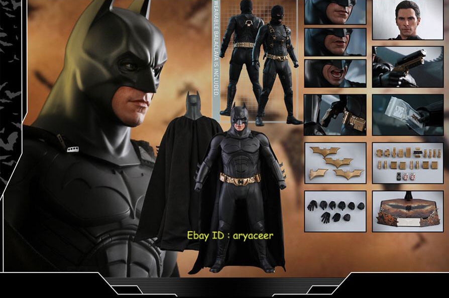 【新品未開封】ホットトイズ QS009 バットマン ビギンズ 1/4 Hot Toys QS009 Batman Begins Batman 1/4 Action Figure Model In
