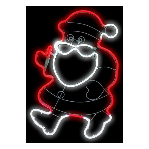 Lotti Decoro Sagoma Babbo Natale SMD Led (39x57 cm) nr 288 luci 54745 - Foto 1 di 3