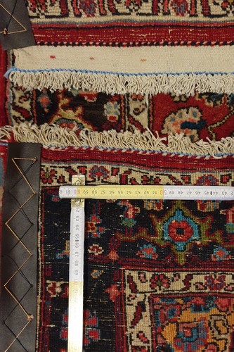 Vintage Handgeknüpfter Perser Orientteppich Alter BIDJAR 111×138cm Tappeto Rug - Bild 12 von 24