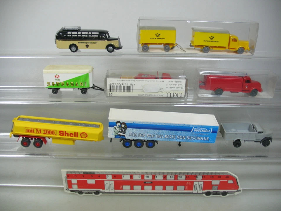 8 modelos artesanales Imu / wiking / Roco etc H0 1:87 Opel Blitz + MB Bus #AP428-1 Foto 2 de 4