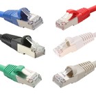 Cat6A SSTP LSZH RJ45 Network Ethernet Patch 10GIG Cables 4 x 26AWG Copper LOT