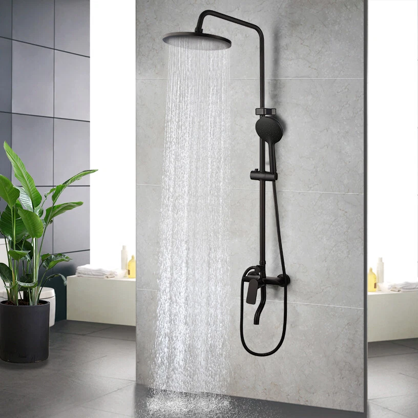 Black 2024 shower fixtures