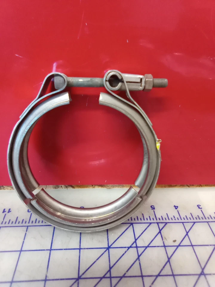 Abrazadera turbo Breeze 1V0469F01CP Cat, abrazadera en V Caterpillar Foto 2 de 4