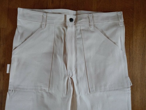Vintage Made USA Painters Work HOME DEPOT Dungarees Pants W36xL33 STIFF COTTON - Picture 2 of 8