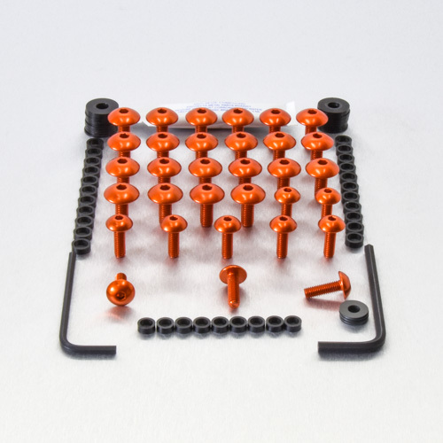 アラン　用 Aluminum Fairing Screw Kit RS250 98-03 Orange | eBay