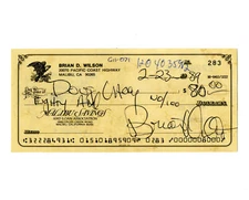 THE BEACH BOYS BRIAN WILSON 8X10 SIGNED PHOTO AUTOGRAPH CANCELLED CHECK REPRINT