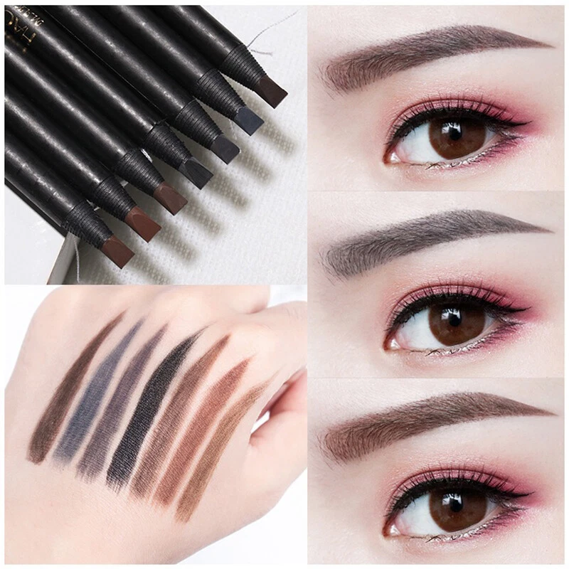 3X Waterproof Eyebrow Pencil Eye Brow Eyeliner Pen Brow Tint Makeup Long-Lasting - Image 3 of 4