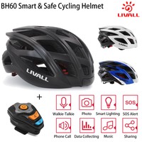 Smart Bicycle Cycling Bluetooth Helmet Bling Taillight Hand-free With Controller Smart Bicycle Cycling Bluetooth Helmet Bling Taillight Hand-free With Controller