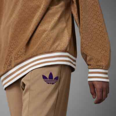 adidas Originals Men's Adicolor Heritage Now Funnel Velour Top