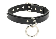 Funk Plus Large Ring Bondage Knocke Love Collar Genuine Leather Made In USA 