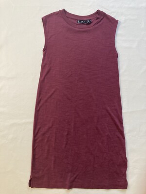 nicole miller burgundy dress Nicole Miller 00s Satin Dress, Size 2 A-Line with