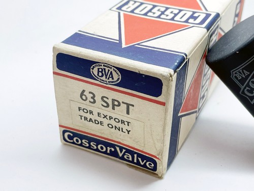 1 x NOS Cossor 63SPT 63 SPT EF50 Metal Vintage British Made Vacuum Pentode Tube - Picture 3 of 4