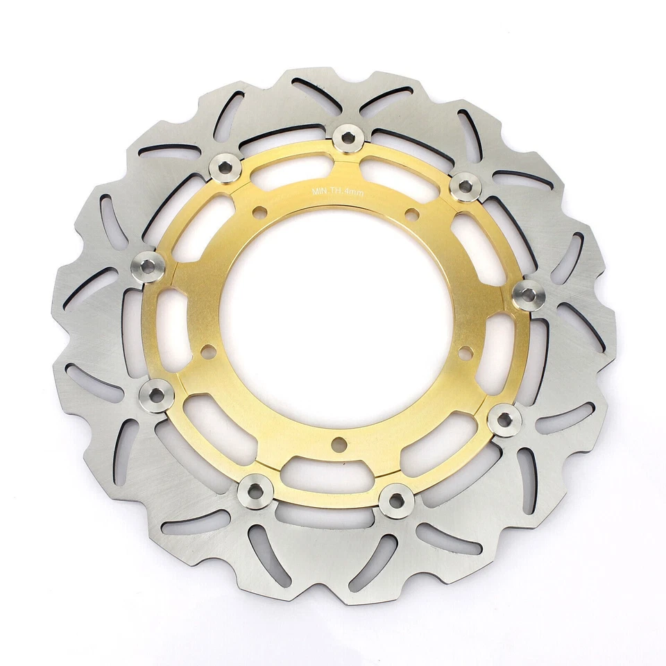 2 rotores de freno delanteros y pastillas de freno para Yamaha YZF R1 2015-21 YZF R6 2017-2021 Foto 4 de 4