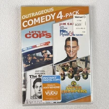 Comedy 4-Pack DVD - Let’s Be Cops, Me Myself & Irene, The Sitter, Super Troopers