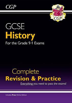 CGP Books : GCSE History Complete Revision & Practic FREE Shipping, Save £s