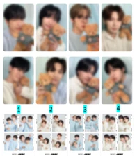 Ateez NACIFIC 10th Happy Memories Teddy Bear Ver. Member Poca & 4 Cut Photocard
