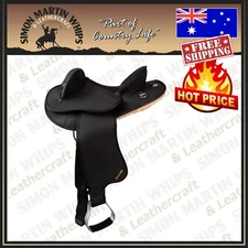 SYD  HILL  Synthetic  Half-breed Saddle Various Sizes with Warranty - NEW