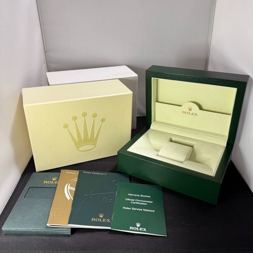 Rolex Uhrenbox Gehäuse 39139.64 Booklet (2011) von DATEJUSTII 100% Original YZ5279