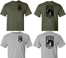 18th Airborne Corps Shirt, Custom Performance Shirt, US Army Veteran Shirt