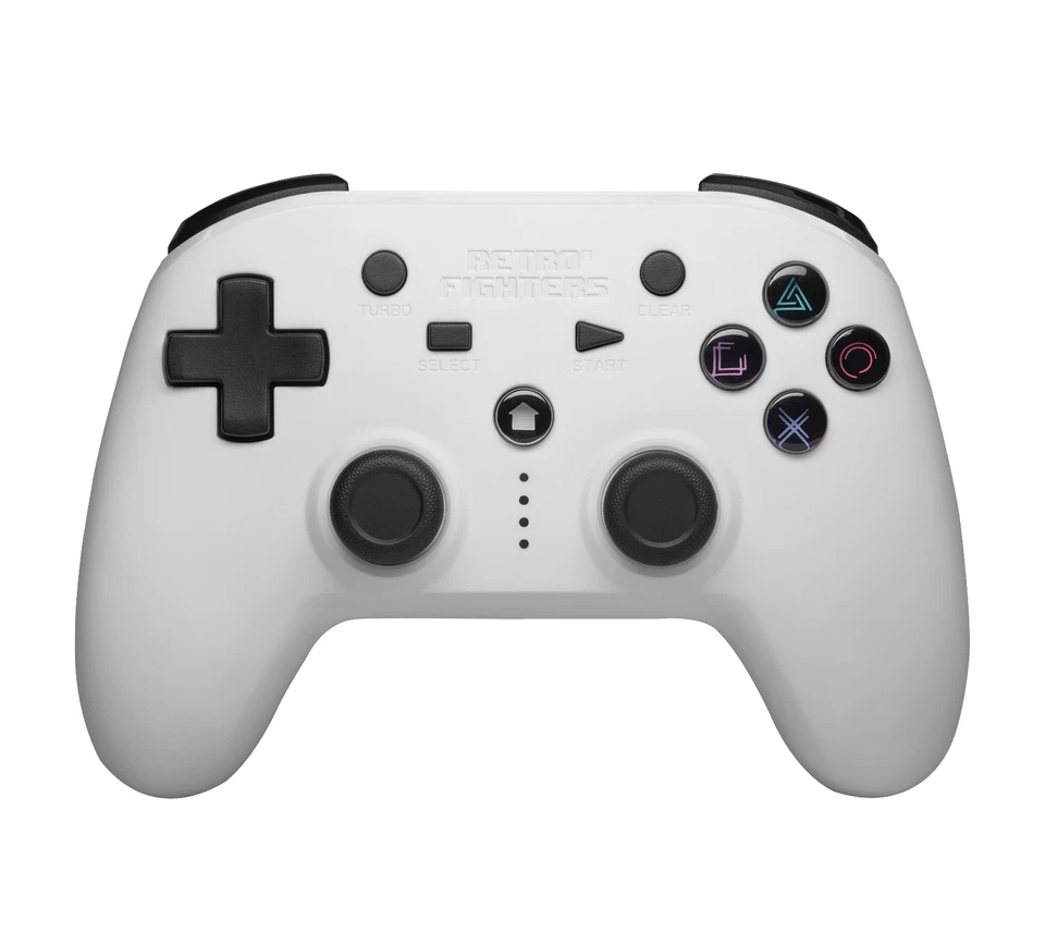 RETRO FIGHTERS Mando Playstation Defender blanco PS3/PS4 Sixaxis inalámbrico nuevo