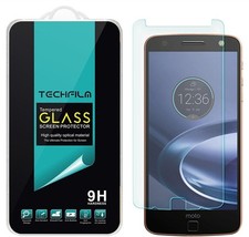 TechFilm Tempered Glass Screen Protector Saver for Motorola Moto Z Force Droid