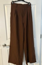 Brown Woman Dress Pants , Size L