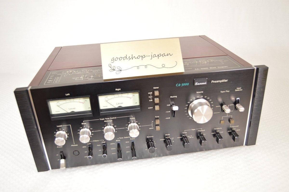 Sansui CA-3000 Preamplifier Control Amplifier Vintage AC100V