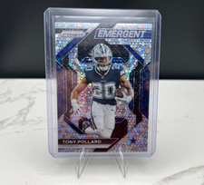 2023 Panini Prizm #H-15 Emergent Silver Disco - TONY POLLARD - Dallas Cowboys