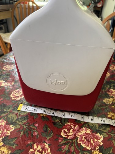 Vintage Playmate by Igloo Small Red Cooler Philips 66 Houston Chemical Complex - Picture 6 of 7