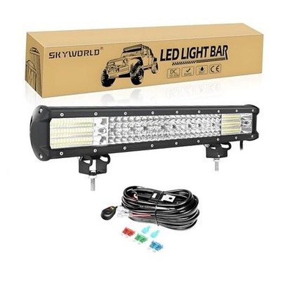 20'' 510W Quad-Row Off Road LED Work Light 1 x 510W Led light bar+wiring kit