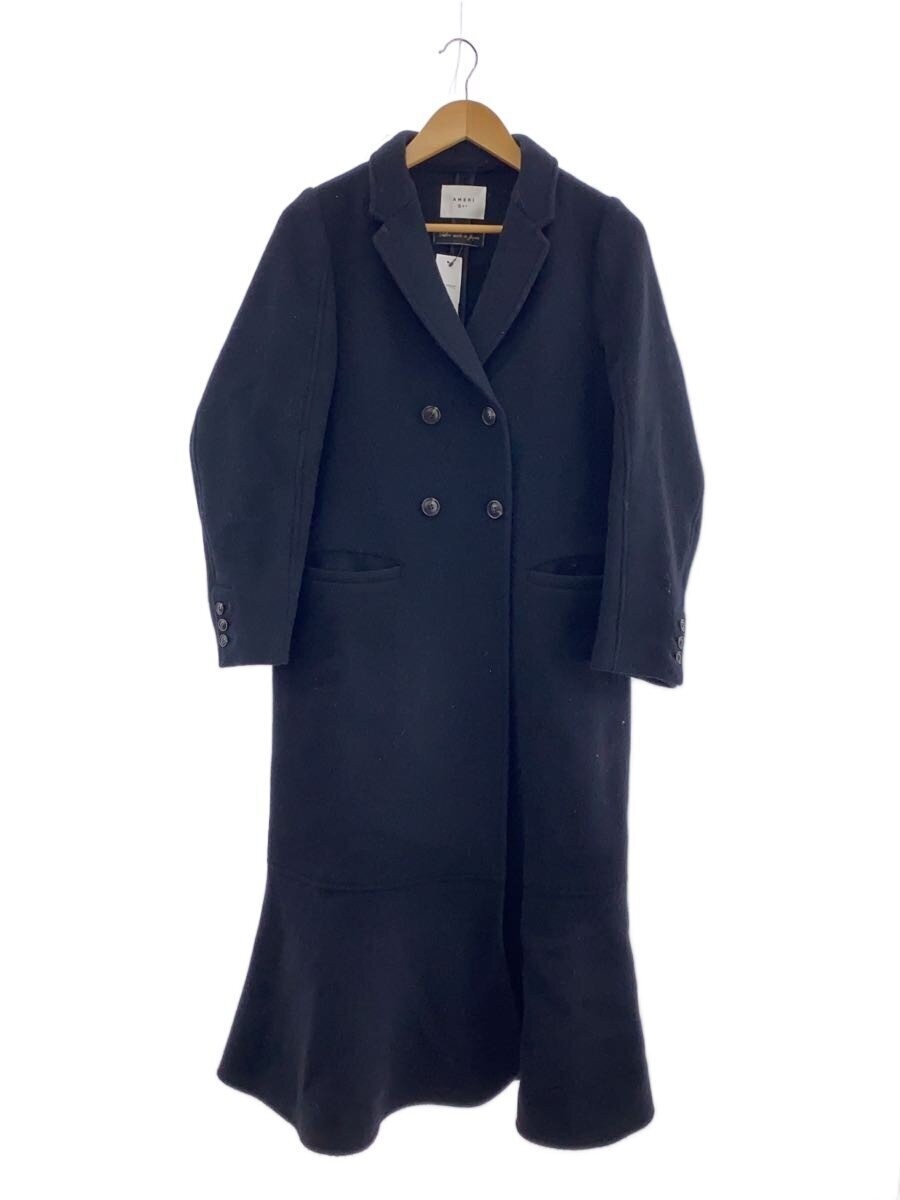 Ameri Trench Coat/S/Wool/Blk/Plain/01220760710 55… - image 1