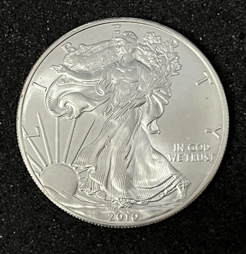 2010 1 Oz Silver American Eagle BU