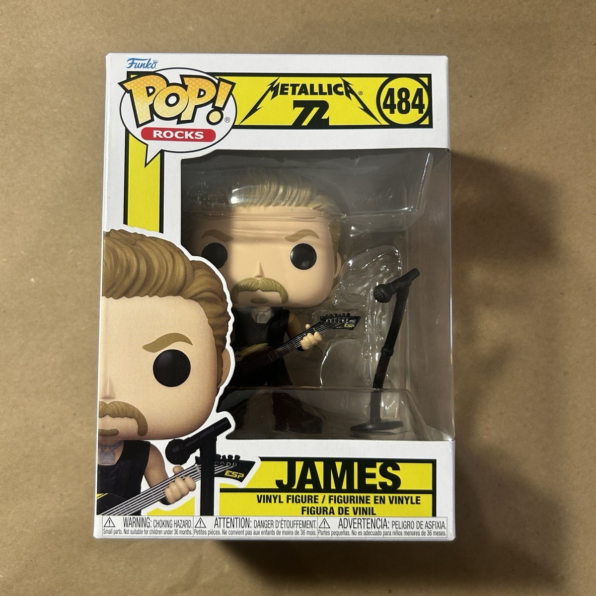 Funko POP! James Hetfield Metallica 72 Season Figure 484