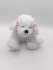 Russ Berrie Muffin Jr Plush White Bichon Frise Puppy Dog Stuffed Realistic 10