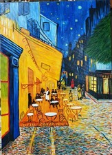 Quadro ad Olio Su Tela -  Van Gogh- Dipinto a mano a olio. Falso D'autore 
